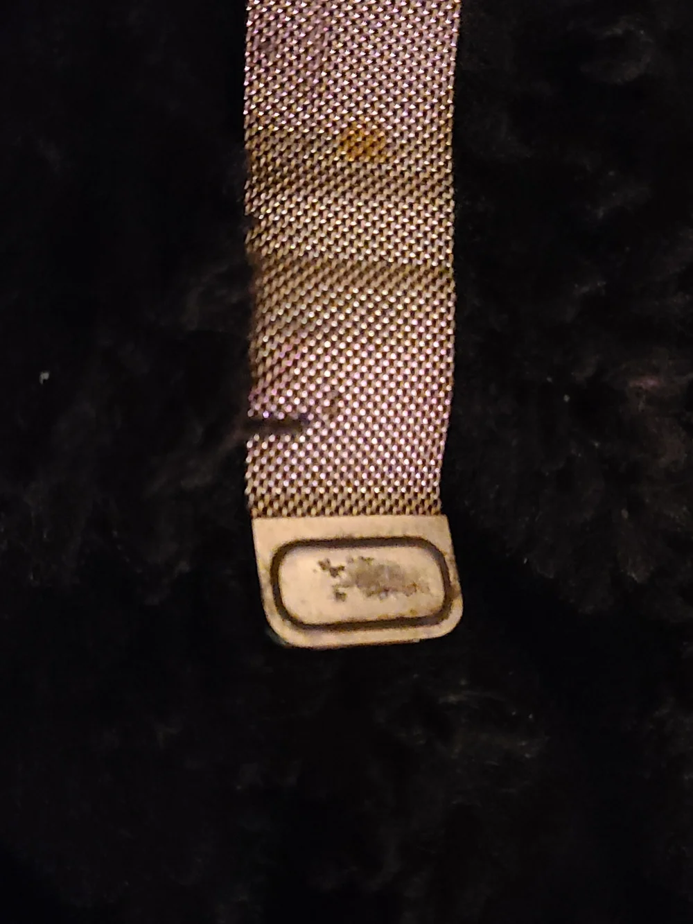 Silver Mesh Stainless Steel Smartwatch Band - Compatible Wearable Accessory